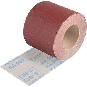 50 Pièces Papier à Poncer 14 Trous 230x115mm - Grains 40/60/80/120/240 Pour Ponceuse Orbitale