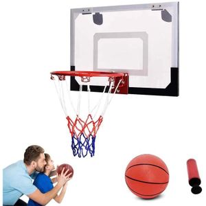 PANIER DE BASKET-BALL Panier De Basket Transparent pour Garçon Fille Basketball Hoop Mural Jouets de Sport avec Ballon et Pompe Ballon de Basket [415]