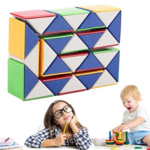 Rouge - Jouets En Forme De Cube Magique Rotatif, Jouets Pour Le Bout Des  Doigts, Anti-stress, Puzzle En Perle