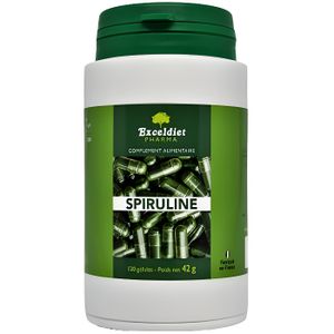 TONUS - VITALITÉ Spiruline | Effet détox, énergie, force et satiété | Superaliment riche en protéines et vitamines | 120 gélules Antioxydant