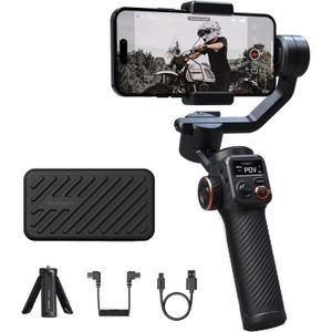 Hohem iSteady Pro 4 Camera d'action Gimbal 3-Axe Stabilisateur  anti-eclaboussures pour GoPro Hero 10/9/8/7/6/5/4/3,DJI OSMO A - Cdiscount  Appareil Photo