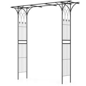 ARCHE COSTWAY Arche de Jardin avec Treillis 205x52x205 c