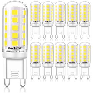 Ampoule LED G9 2.5W,Equivalent 20W Ampoules Halogènes,6500K