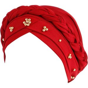 ECHARPE - FOULARD Bonnet Turban En Coton - Chimio Turban Casquettes Turban Chimio Coton Pour Filles Chapeaux De Travail Musulmanes Cheveux Sor[u11750]