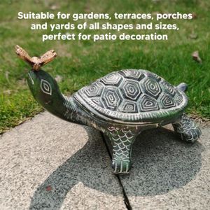 VGEBY statue de tortue de jardin en résine Statues de Tortue de Jardin  Décoration Sculpture Vivante Tortue jardin artificiel - Cdiscount Maison