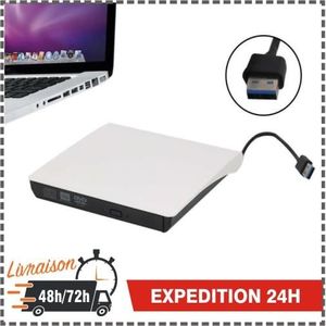 LECTEUR - GRAVEUR EXT.  Lecteur Graveur DVD CD Externe USB 3.0 Ultra Slim