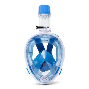 MASQUE DE PLONGÉE Masque de Snorkeling L-XL K2O PRO Avec Tuba - Bleu