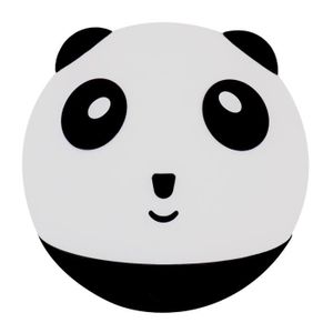 VEILLEUSE BÉBÉ Veilleuse LED La Vague Happy Panda - black & white - 10,5x10,5x10,5 cm