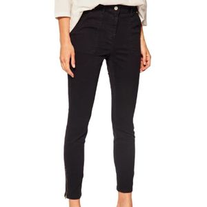 PANTALON Pantalon Noir Femme Tommy Hilfiger Cotton Stretch 