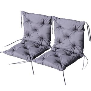 Coussin inclinable, coussin de chaise de jardin, serre-câbles fixes, long  coussin de balançoire rectangulaire-130 * 50cm-noir - Cdiscount Jardin