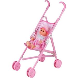 POUPÉE Pwshymi Poupée de bébé avec ensemble de chariot Bébé poupée avec chariot ensemble bébé poupée poussette puericulture jouets ROSE