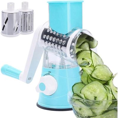 Mandoline à Légumes 10L – Coupe-légumes Manuel Multifonction En Inox – Neuf
