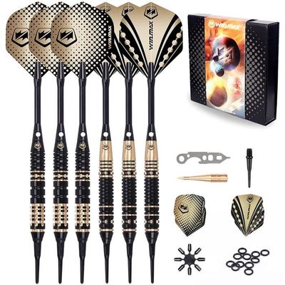 Trecynd Fléchettes Professionnelles Pointe Plastique - Fléchettes Souples Pour Cible Électronique - Lot Avec Accessoires