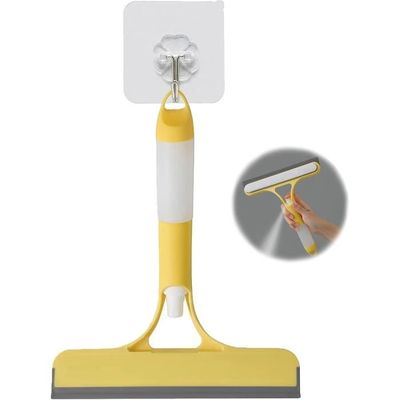 Raclette De Nettoyage Vitres 2-en-1 Avec Pulvérisateur Intégré