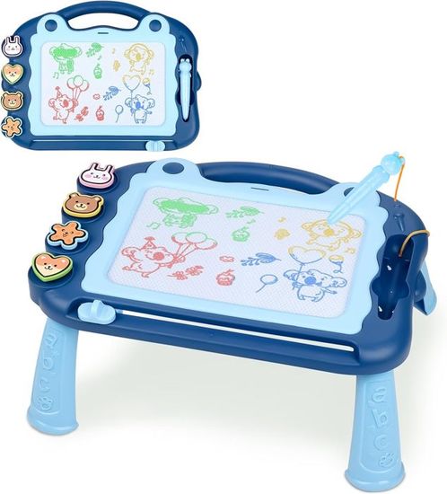 Ardoise Magique Enfant Colorée Avec Pieds - Tableau Dessin Magnétique Effaçable Ardoise Magique Avec Pieds