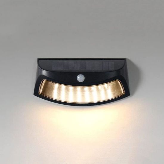 lampe à induction corps humain Lampe Solaire Extérieur 120 LED Lumiere  Solaire