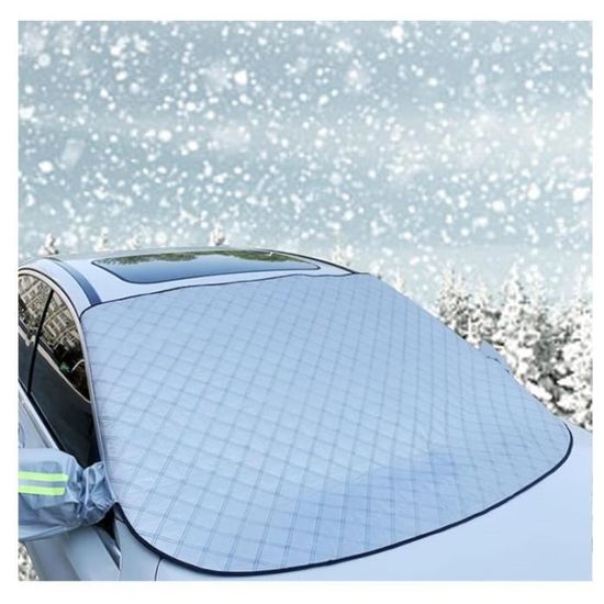 Couverture Pare-Brise Voiture Été - Bâche Anti-UV Et Anti-Givrage - Taille 145x100 Cm - Upgrade4cars