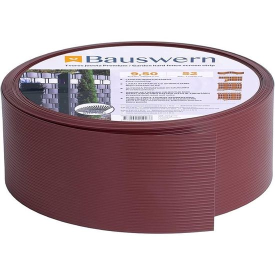 ECI Bandes Brise-vue En Polyrotin Pour Clôture Double Barre