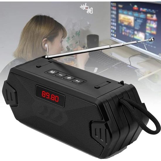 Enceinte Bluetooth Portable Sans Fils.lumière LED IPX7