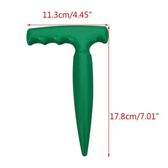 Outil Plantation Serre Perforateur Film Paillis Acier Inox - Outil Jardin Réglable Plantations Film Plastique