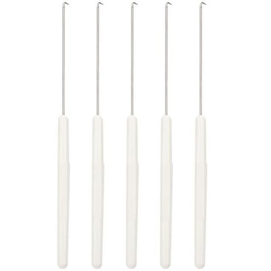 Kit de 2 Crochets à Tambour avec Manche en Bois pour Broderie Kit de 2 Crochets à Tambour avec Manche en Bois pour Broderie