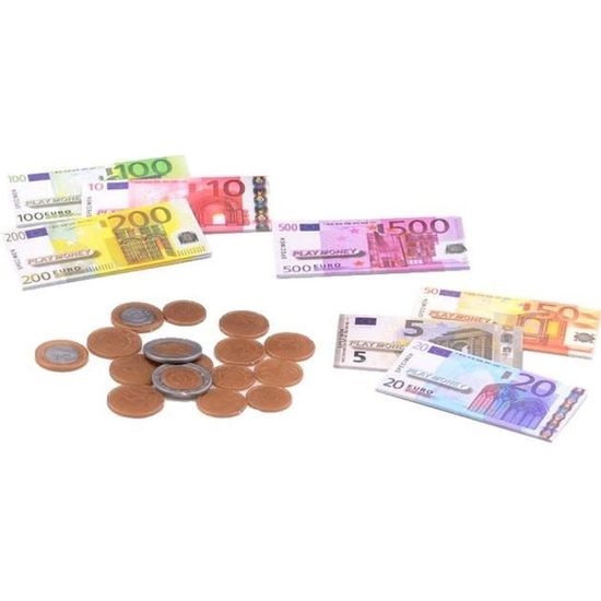 Faux Euros Jeu 86 Pièces - Billets Et Pièces Factices, Apprentissage Argent Pour Enfants