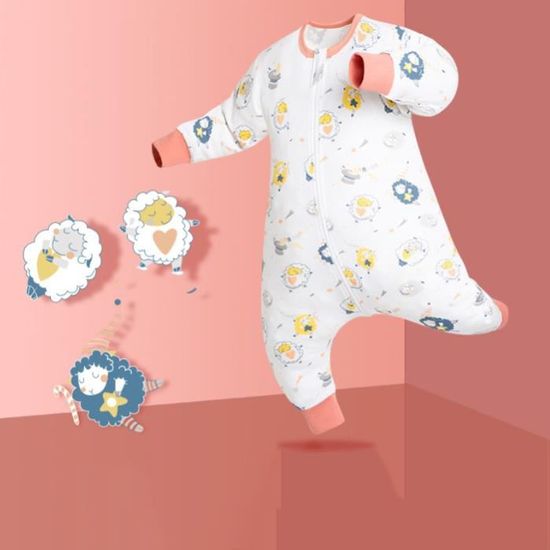 Gigoteuse Bébé Été Sans Manches 100% Coton - Tog 0.5 - Taille 120-140cm - Motif Rhinocéros