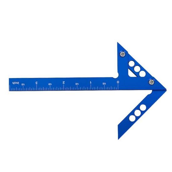 Règle De Jauge Centrale, Jauge Centrale 105 Mm, Règle De Ligne En Alliage D' Aluminium, Plage De Mesure, Outil De Mesure Du Bois Avec 45° 90° Pour équerres De Menuiserie