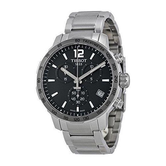 Tissot Chronograph Quickster Mens Watch (T0954171106700) Black |  WatchShop.com™
