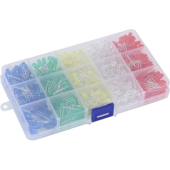 50Pcs Led Diode Électroluminescente, Pré-Câblé Dc 9-12V 3 5 10Mm Eau