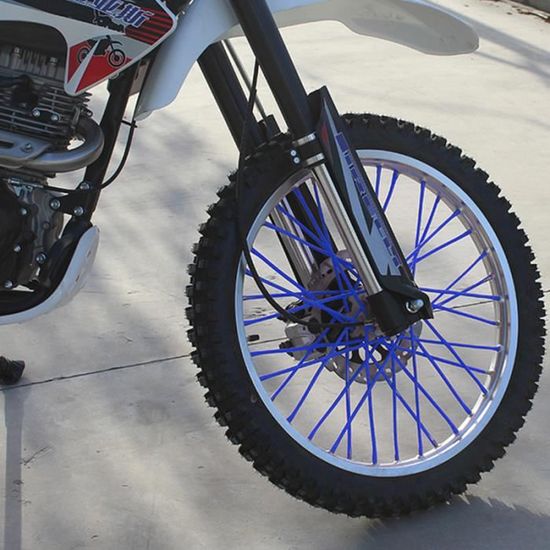 72 pièces en à rayons peaux couvre pour Dirt Bike vélo Motocross