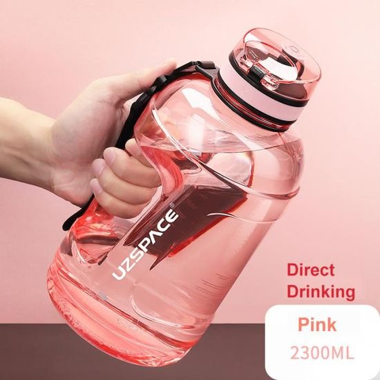 Bouteille d'eau plate 750 ml A5 en plastique réutilisable sans BPA