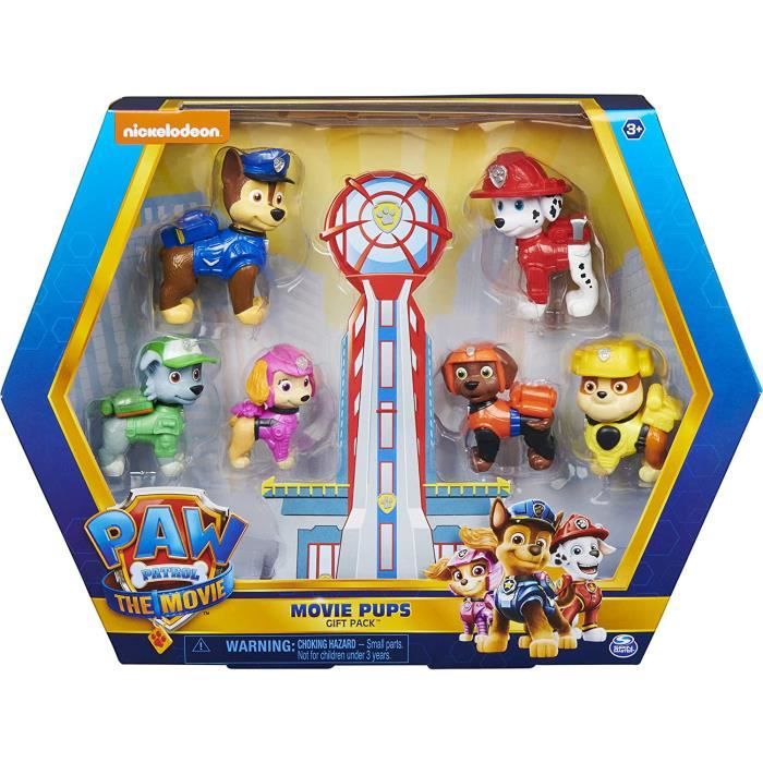 Pack De 6 Figurines Pat Patrouille Le Film - Cdiscount Jeux - Jouets