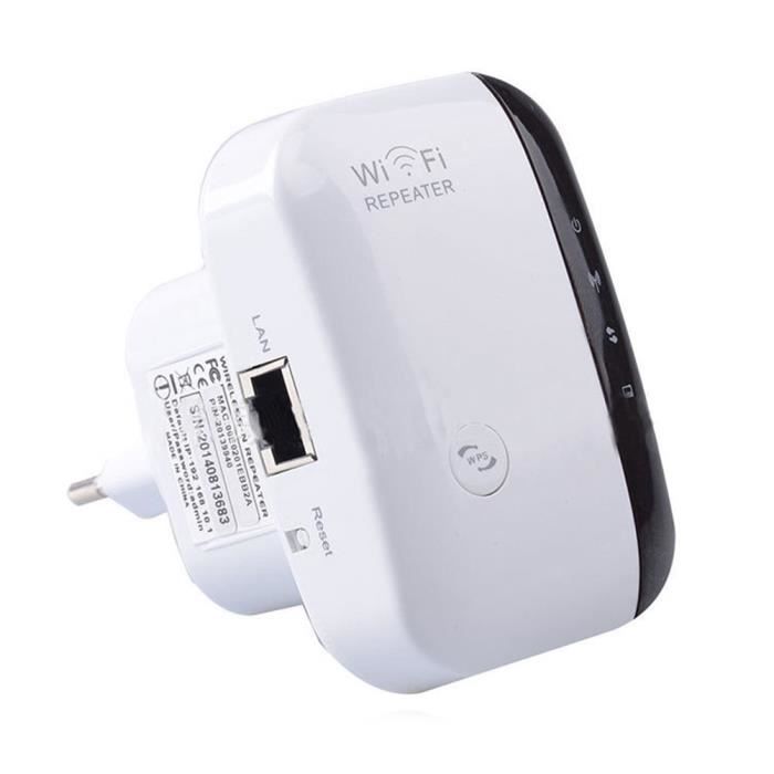 WiFi Répéteur 300 Mbps - Amplificateur de signal sans fil Bande 2,4 GHz