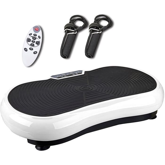 Plateforme Vibrante et Oscillante, Fitness Plateforme pour Perte de Poids 0-99 Niveaux 10 Programmes Automatiques avec Télécommande