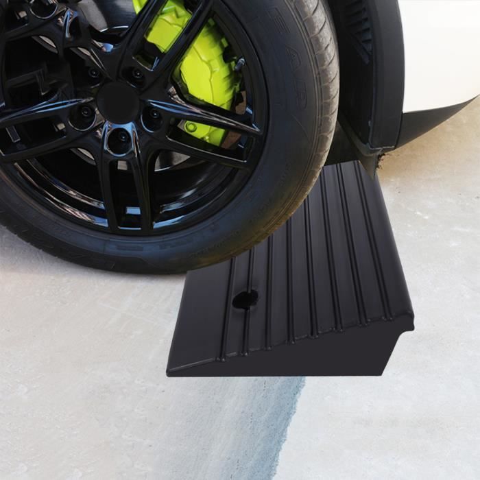 2x Rampe Voitures Véhicule Rampes de bordure Levage chargement rampe de seuil de fauteuil Rampe d‘accès en caoutchouc scooter - MOO