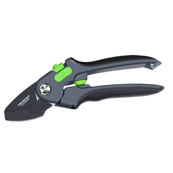 Garniture de plante horticulture main sécateur coupe jardin ciseaux outil enclume branche cisaillement verger élagage