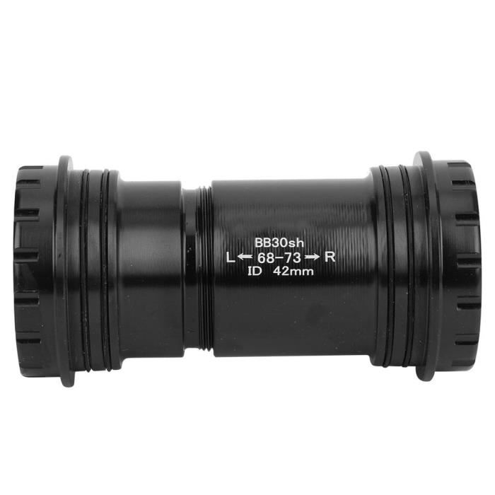 WIPES ZTTO BB30 Alliage Vélo Intégré Filetage Vissage Verrouillage Roulement Pédalier Pédalier Accessoire Vélo (Noir)