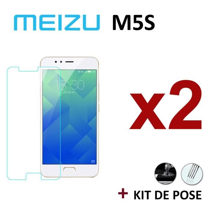 vitre protege ecran verre trempe meizu m5s