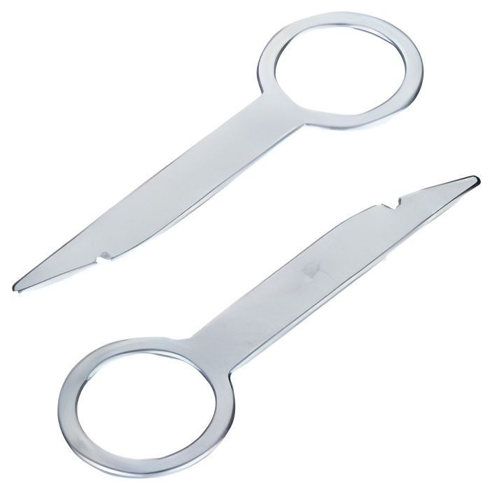 Pinces d'extractioncle clef d'extraction pour autoradio d'origine AUDI