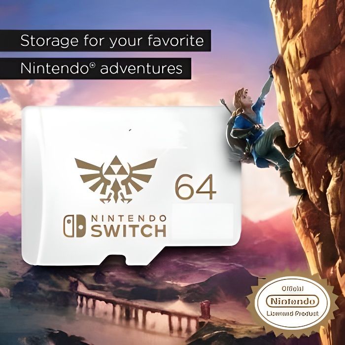 Carte Memoire Micro SD SDHC/SDXC + Adaptateur+Lecteur carte memoire Pour Nintendo Switch 64 go