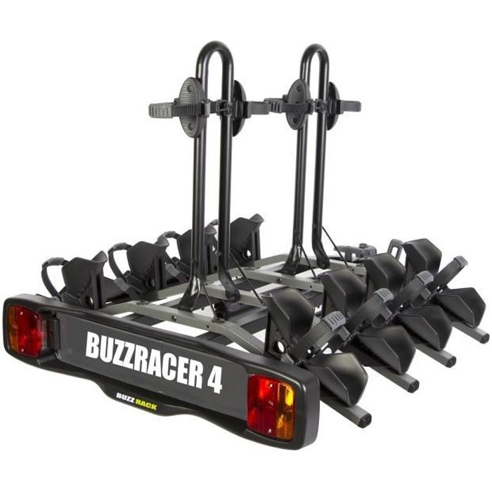 BUZZRACER 4 Porte-vélo sur attelage- plateforme 4 vélos