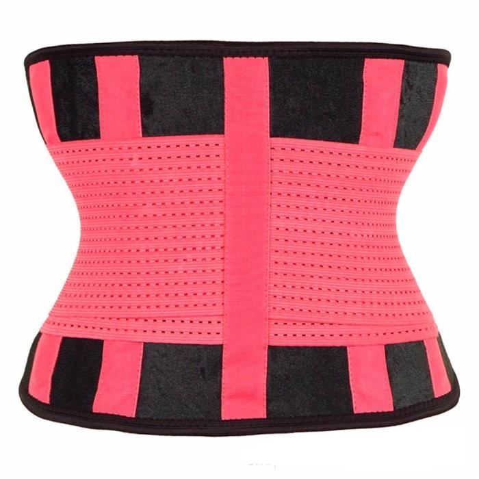 Femmes taille Cincher tondeuse Corset Shaper ventre minceur ceinture ventre perte de poids Sport ce - Modèle: Pink L - HSJSZHA09709