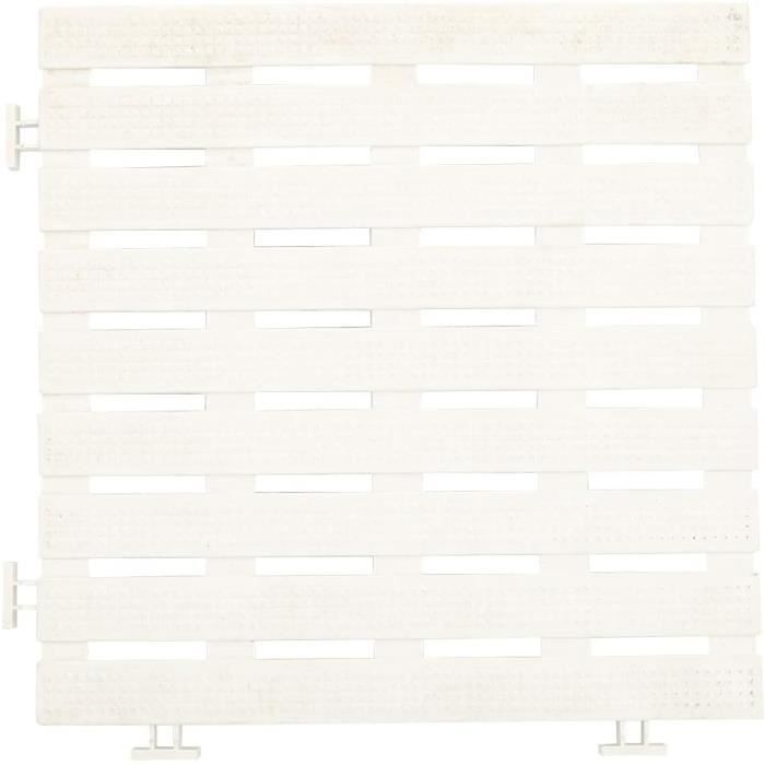 SALUTUY Tapis Antidérapant de Piscine, 4Pcs Tapis Antidérapant de Sol en PVC Tapis Antidérapants Accessoires Blanc, pour Piscine,331
