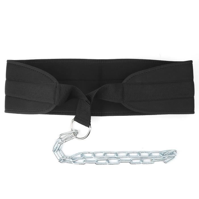 Ceinture d'immersion de Sport de ceinture lestée, ceinture de traction d'équipement de remise en forme, pour les hommes tirent