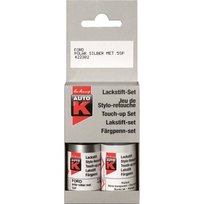 Stylo de retouche peinture Auto-K teinte constructeur Blanc Nacre KWE/N9 Peugeot/Citroen