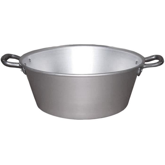 Bassine à gras - D : 65 cm - aluminium