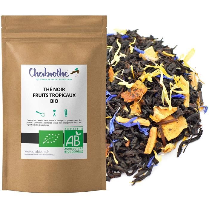 CHABIOTHE Thé noir Fruits Tropicaux Bio 200g