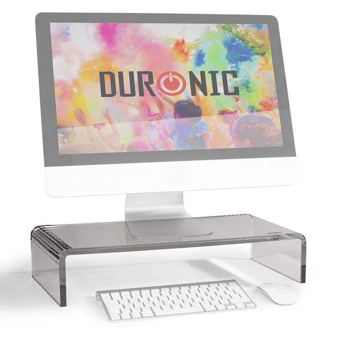 Duronic DM054 Réhausseur d'écran pour écran d'ordinateur/Ordinateur Portable/écran TV (50 x 20 cm)
