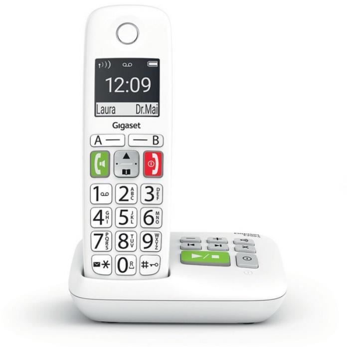 Téléphone sans fil Gigaset E290A Blanc